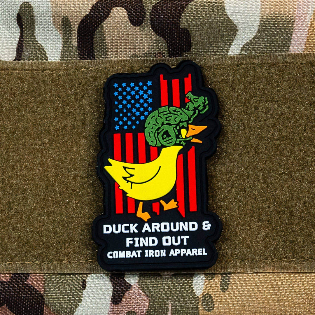 Duck Around & Find Out DAFO Tactiduck PVC Patch - One Revolver Surfboards