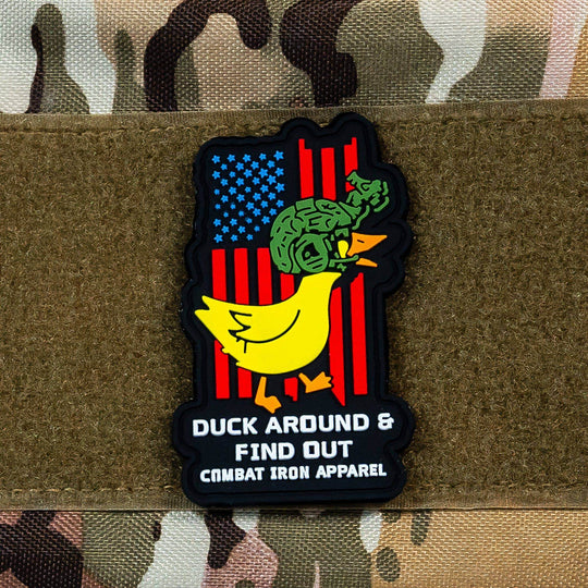 Duck Around & Find Out DAFO Tactiduck PVC Patch - One Revolver Surfboards