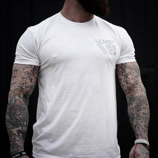 Original Motto: Lift Heavy. Move Fast. Stay Deadly. Men's T-Shirt - One Revolver Surfboards