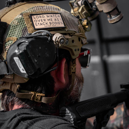 Lord Watch Over Me As I Stack Bodies Soft Velcro Patch - One Revolver Surfboards