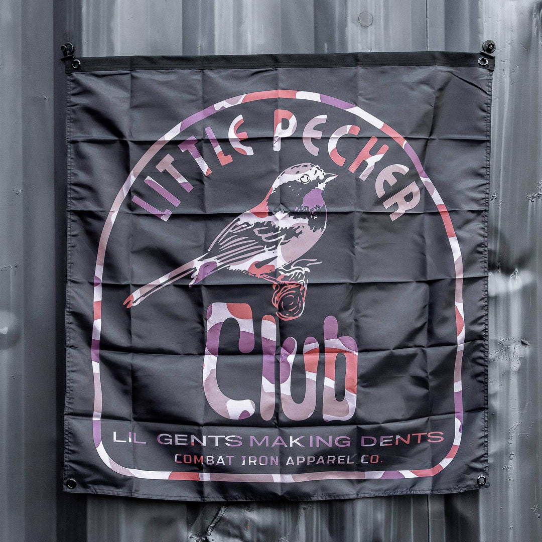 Little Pecker Club 3' X 3' Wall Flag - One Revolver Surfboards