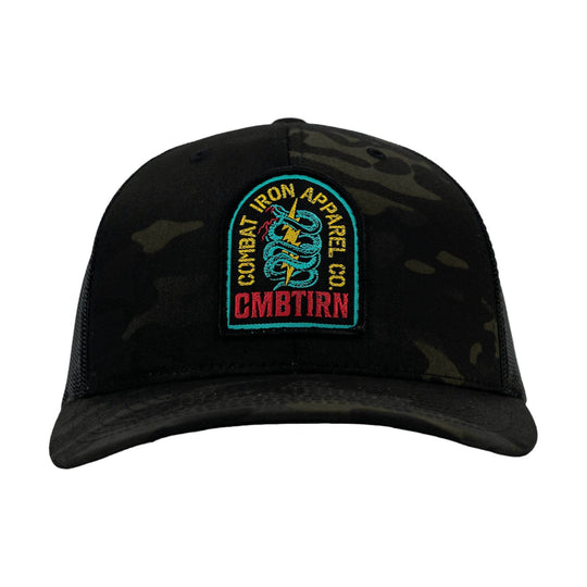NEON DEFENDER PATCH SNAPBACK HAT - One Revolver Surfboards