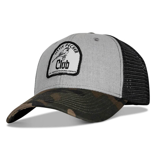 Little Pecker Club B/W Patch Snapback Hat - One Revolver Surfboards