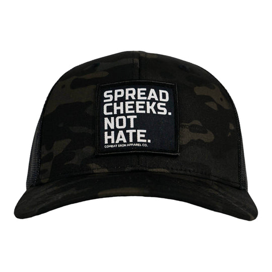 SPREAD CHEEKS. NOT HATE. Patch Snapback HAT - One Revolver Surfboards