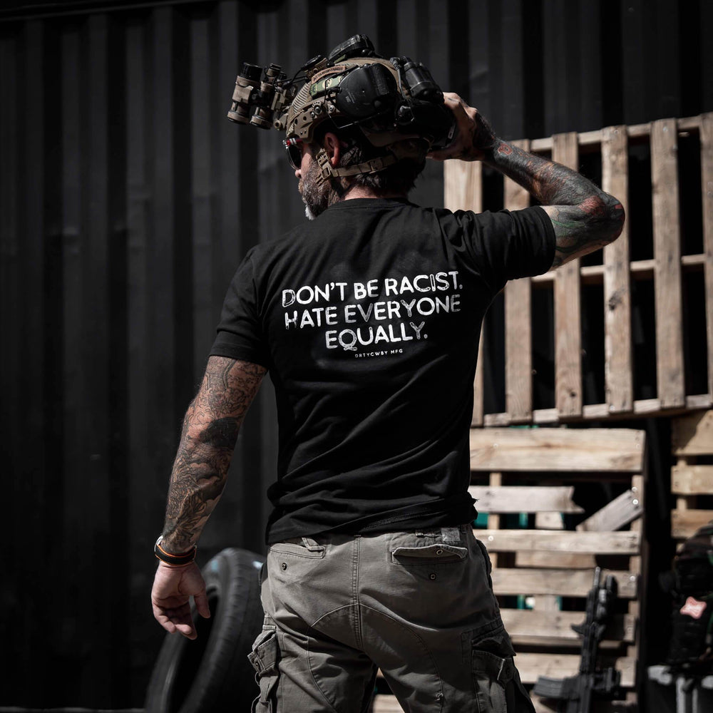 Don't Be Racist. Hate Everyone Equally Men's T-Shirt - One Revolver Surfboards
