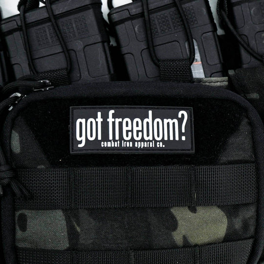 GOT FREEDOM? PVC Patch - One Revolver Surfboards