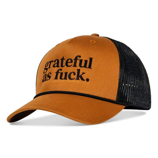 Grateful As Fuck Rope Snapback Hat - One Revolver Surfboards