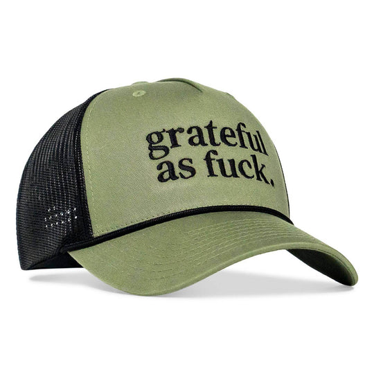 Grateful As Fuck Rope Snapback Hat - One Revolver Surfboards