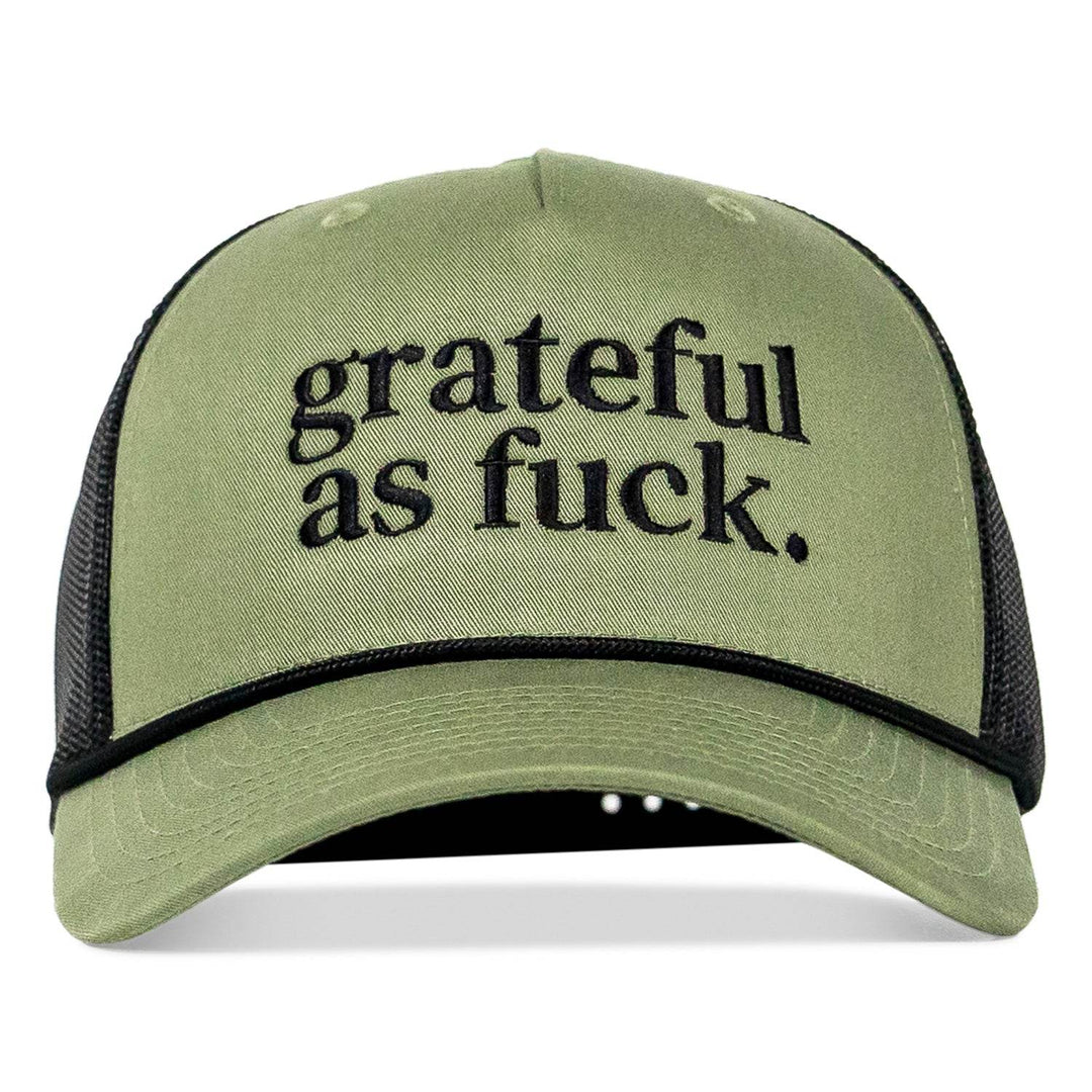 Grateful As Fuck Rope Snapback Hat - One Revolver Surfboards