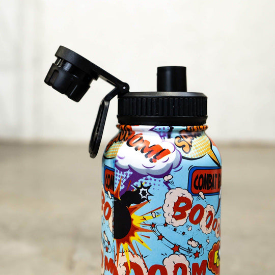 32oz Metal Hydration Bottle V2 | 24hr Insulated + Drink Port - One Revolver Surfboards