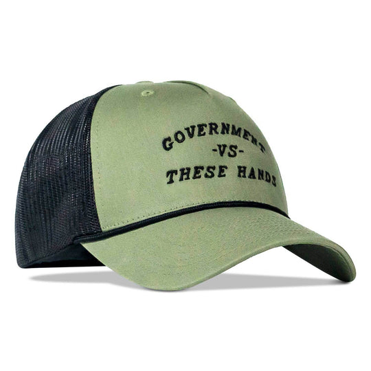 Government -vs- These Hands Rope SnapBack Hat - One Revolver Surfboards