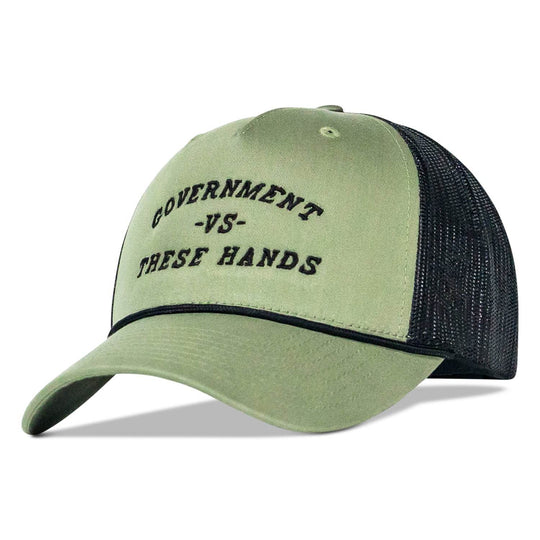 Government -vs- These Hands Rope SnapBack Hat - One Revolver Surfboards