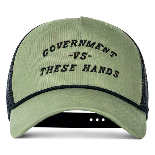 Government -vs- These Hands Rope SnapBack Hat - One Revolver Surfboards
