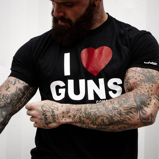 I Love Gun's Men's T-Shirt - One Revolver Surfboards