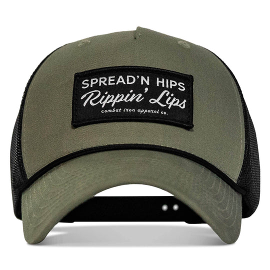 Spreadin' Hips Rippin' Lips Patch Rope Snapback - One Revolver Surfboards