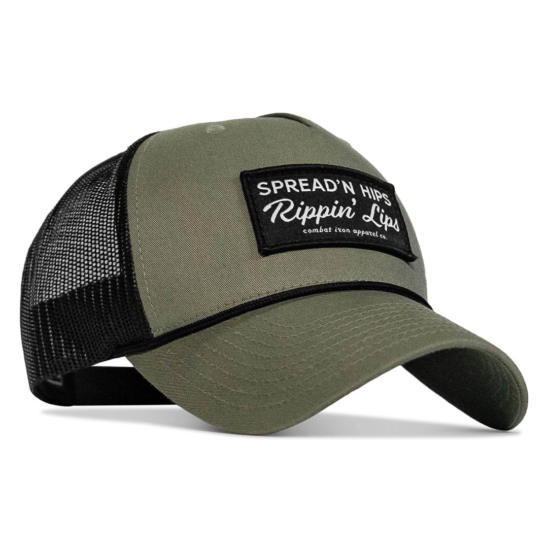 Spreadin' Hips Rippin' Lips Patch Rope Snapback - One Revolver Surfboards