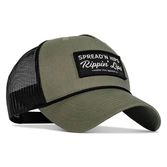 Spreadin' Hips Rippin' Lips Patch Rope Snapback - One Revolver Surfboards