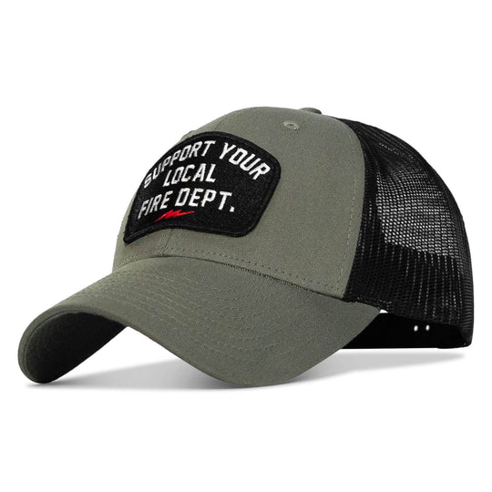 Support Your Local Fire Dept. Patch Snapback Hat - One Revolver Surfboards