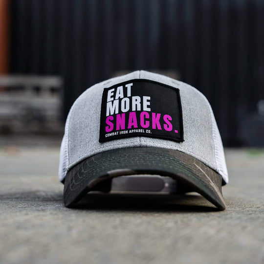 Eat More Snacks Patch Snapback Hat - One Revolver Surfboards