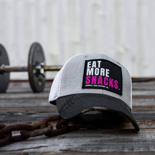 Eat More Snacks Patch Snapback Hat - One Revolver Surfboards