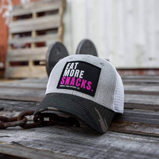 Eat More Snacks Patch Snapback Hat - One Revolver Surfboards