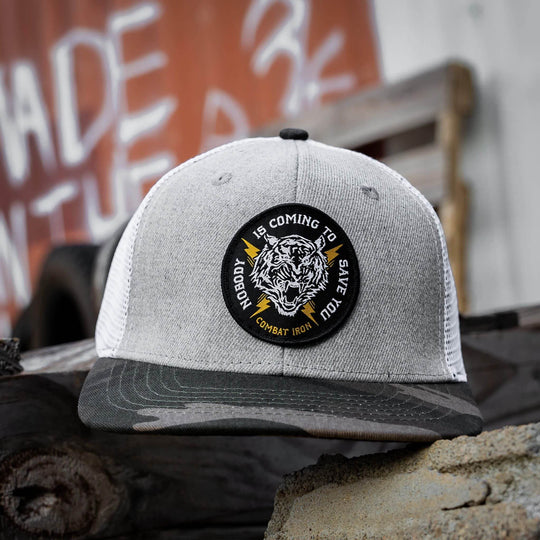 Nobody Is Coming To Save You Patch Snapback Hat - One Revolver Surfboards