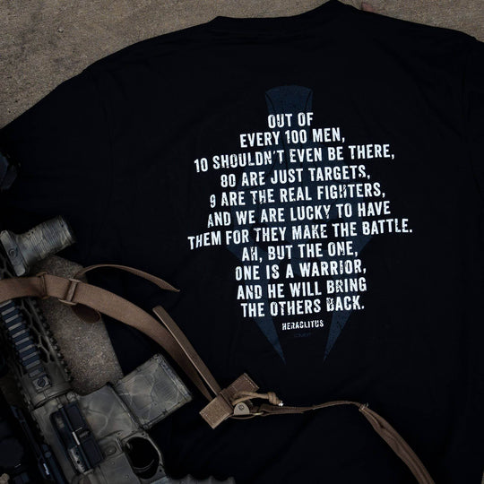 HERACLITUS WARRIOR MEN'S T-SHIRT - One Revolver Surfboards