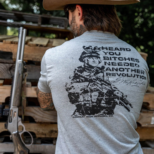 George Washington: Heard You B*tches Needed Another Revolution Men's T-Shirt - One Revolver Surfboards