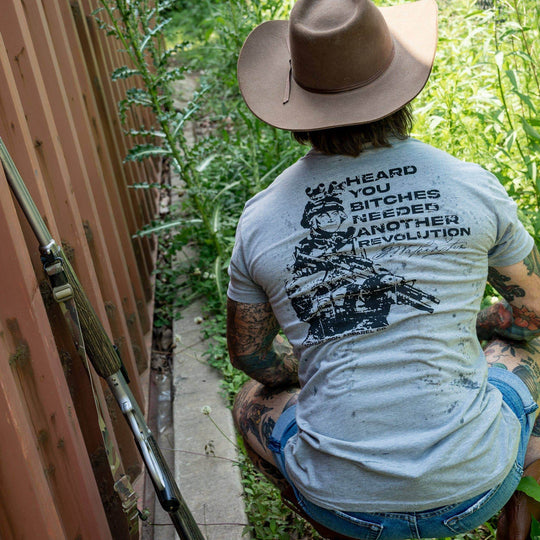 George Washington: Heard You B*tches Needed Another Revolution Men's T-Shirt - One Revolver Surfboards
