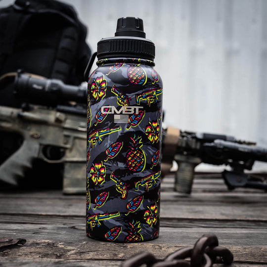 32oz Metal Hydration Bottle V2 | 24hr Insulated + Drink Port - One Revolver Surfboards