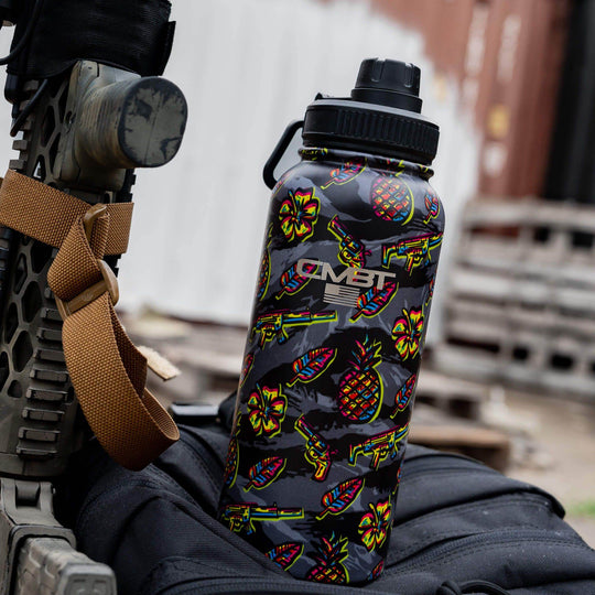 32oz Metal Hydration Bottle V2 | 24hr Insulated + Drink Port - One Revolver Surfboards