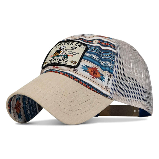 Cheaters Get Heaters Cowboy Patch Ripstop Mesh Snapback Hat - One Revolver Surfboards
