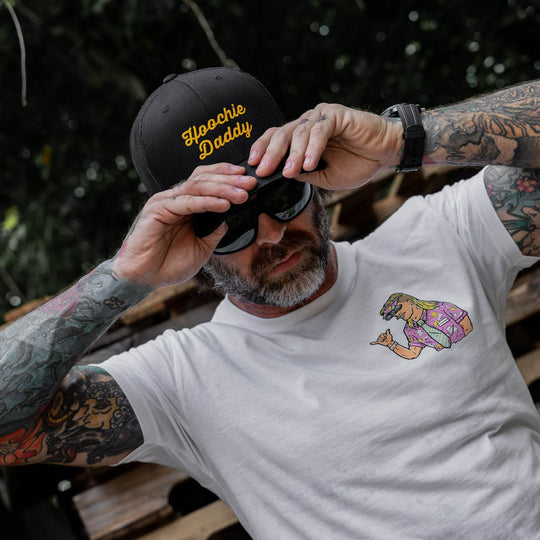 Hoochie Daddy Script Snapback Hat - One Revolver Surfboards
