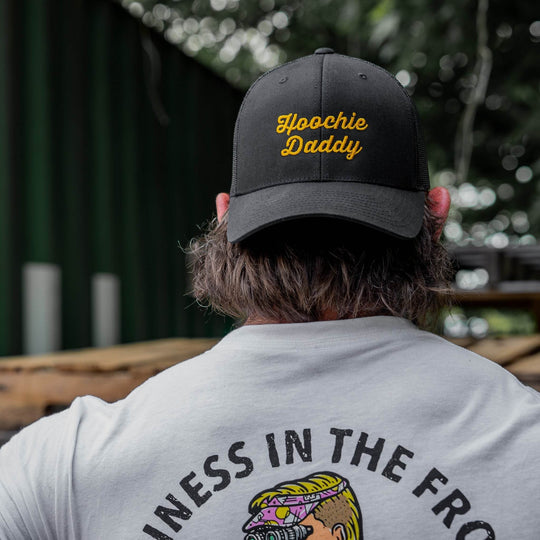 Hoochie Daddy Script Snapback Hat - One Revolver Surfboards