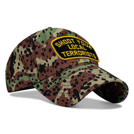 Shoot Your Local Terrorists Patch Ripstop Low Profile Hat - One Revolver Surfboards