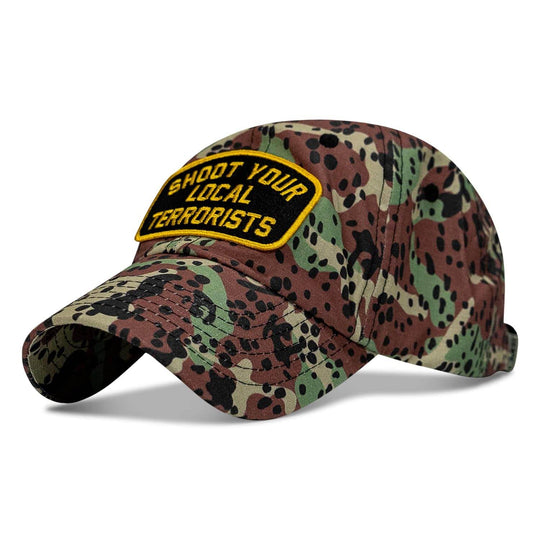 Shoot Your Local Terrorists Patch Ripstop Low Profile Hat - One Revolver Surfboards