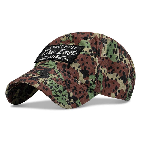 Shoot First. Die Last. Club Patch Low Profile Ripstop Flex Hat - One Revolver Surfboards