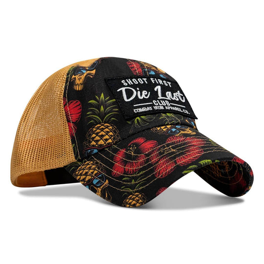 Shoot First. Die Last. Club Patch Ripstop Snapback - One Revolver Surfboards