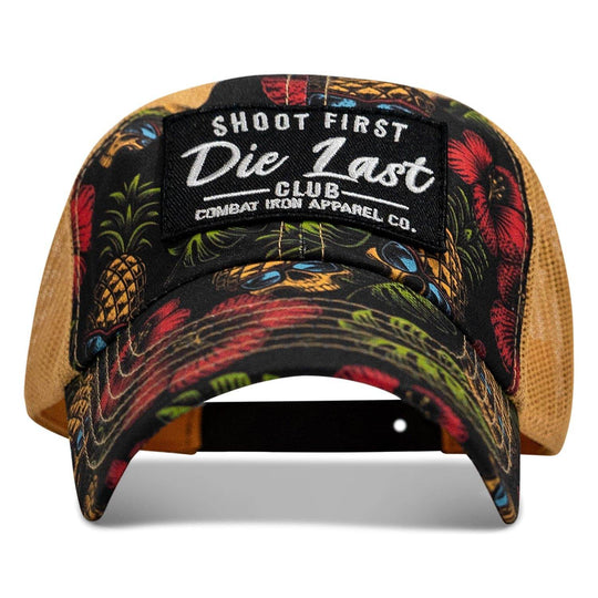 Shoot First. Die Last. Club Patch Ripstop Snapback - One Revolver Surfboards