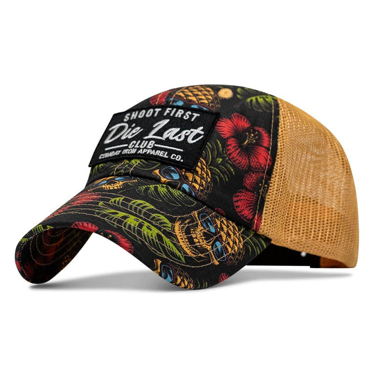 Shoot First. Die Last. Club Patch Ripstop Snapback - One Revolver Surfboards