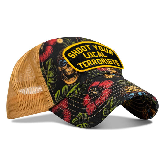 Shoot Your Local Terrorists Patch Low Pro Ripstop Snapback - One Revolver Surfboards