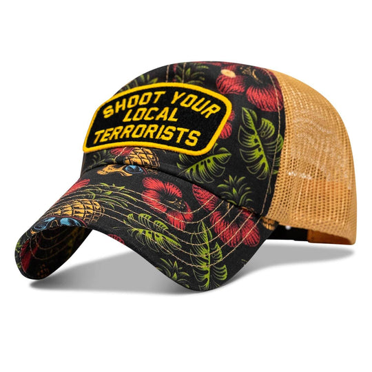 Shoot Your Local Terrorists Patch Low Pro Ripstop Snapback - One Revolver Surfboards