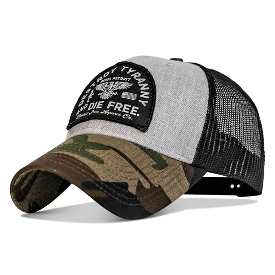 Destroy Tyranny and Die Free Patch Snapback - One Revolver Surfboards