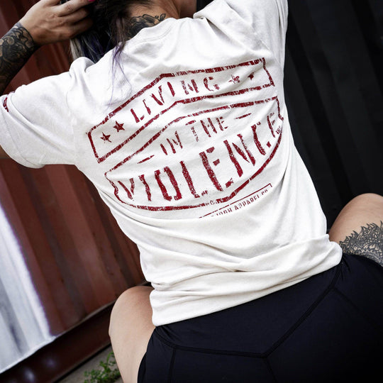 LIVING IN THE VIOLENCE MEN’S T-SHIRT - One Revolver Surfboards