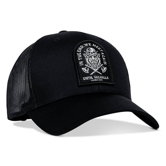 In The End, We Meet Again - Until Valhalla Patch Snapback Hat - One Revolver Surfboards