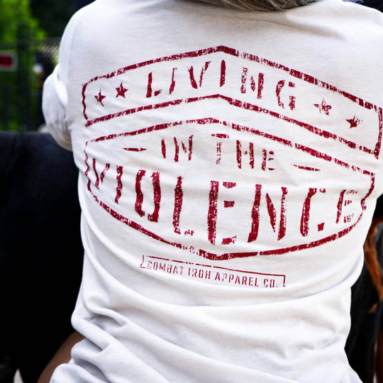 LIVING IN THE VIOLENCE MEN’S T-SHIRT - One Revolver Surfboards