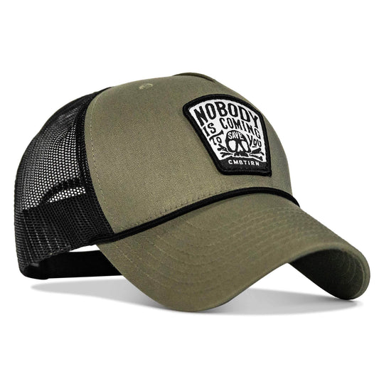 Nobody Is Coming To Save You Skull Patch Rope Snapback - One Revolver Surfboards
