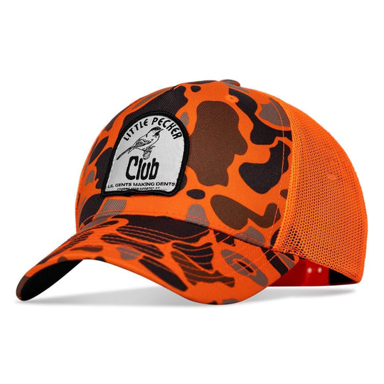 Little Pecker Club B/W Patch Snapback Hat - One Revolver Surfboards