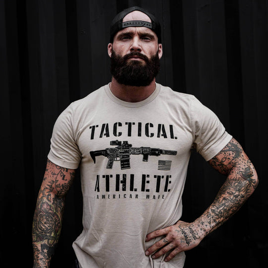 Tactical Athlete American Made Men's T-Shirt - One Revolver Surfboards