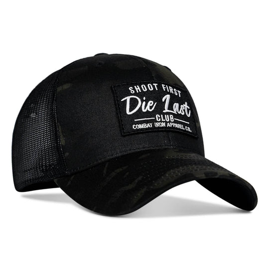 Shoot First. Die Last. Club Patch Snapback - One Revolver Surfboards